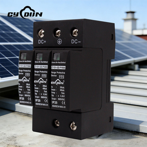 Nouveau Prix Usine Dispositifs de Protection Contre les Surtensions DC SPD UC 500V 800V 3 Pôles IP20 Type 1+2 20kA-40kA Protecteur de Foudre en Cuivre - Product Image 3