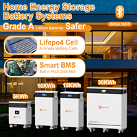 Batterie solaire LiFePO4 verticale 30 kWh 51,2 V, pack de batteries au lithium 100 Ah 300 Ah 314 Ah, 5 kWh 15 kWh 16 kWh 30 kWh, batterie à montage au sol