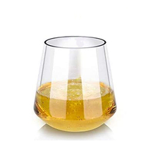Gobelets à vin jetables en plastique transparent logo personnalisé PET Tritan jus glace gobelets à vin en plastique coquetiers pour vin