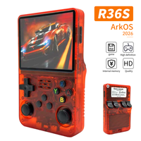 Console de jeu portable rétro R36S bon marché de Chine, écran de 3,5 pouces, 64 Go, lecteur de jeux vidéo de poche portable, console de jeu R36S pour ps3