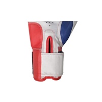 Gants de boxe professionnels en gros, pas chers, avec logo personnalisé, style sportif professionnel, en cuir blanc, protecteurs, durables, S.A Sports