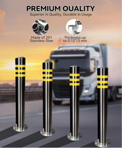 Colonne fixe en acier inoxydable 201/304/316 sur mesure pour la sécurité routière et le contrôle du trafic - Product Image 4