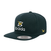 Gorra de Béisbol Personalizada de 6 Paneles, Acrílica, con Cierre a Presión, Unisex, Deportiva, para Exteriores, con Logotipo Bordado en Relieve, Estructurada