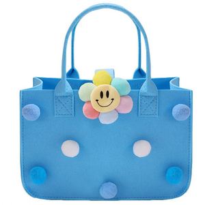 Sac fourre-tout en feutre pour femme, promotionnel, durable, réutilisable, avec logo personnalisé, écologique, décontracté, grande capacité, sac de shopping en laine - Product Image 3