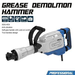 Martillo Demoledor de Alta Resistencia, 1800W, Portaherramientas Hexagonal de 30mm, 2000BPM, Martillo Demoledor de Concreto, 220v - Product Image 2