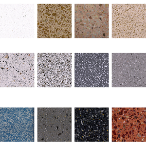 Đại Dương Tối Grey Terrazzo Đá Bán Buôn Tùy Chỉnh Thiết Kế Lớn Cắt Để Kích Thước Nhân Tạo Terrazzo Đá Gạch Sàn Hội Đồng Quản Trị Tấm - Product Image 5