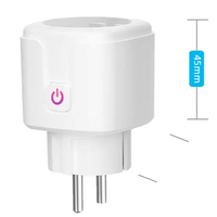 Prise intelligente Wi-Fi Tuya, interrupteur vocal pour téléphone portable, minuterie, dispositif d'allumage/éteignage, prise électrique