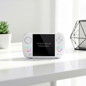 Nouvelle <span class=keywords><strong>console</strong></span> de jeu portable RG Cube XX, écran IPS de 3,95 pouces, Linux, anneau lumineux RVB coloré, double joystick, Wi-Fi, 64 Go, portable - Product Image 1