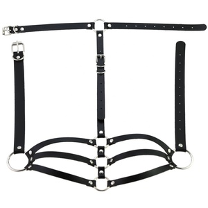 Nouvelle mode Rock O-Round col <span class=keywords><strong>en</strong></span> cuir harnais corps taille ceinture sangles boucle réglable jarretière ceinture - Product Image 3