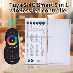 Thông minh 5050 SMD fcob <span class=keywords><strong>RGB</strong></span> RGBW LED Strip điều khiển ánh sáng không dây 4 kênh RF từ xa DC 12V/24V max 12A LED dimmer - Product Image 2