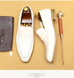 S0043X Zapatos de amor británicos Cuero Negocios Ocio Una pieza Hacer una boda formal Novio <span class=keywords><strong>Bai</strong></span> Spec Nuevo producto - Product Image 4