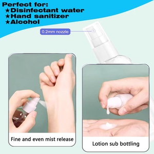 Wholesale PET Fine Mist Screw Cap <b>Empty</b> Plastic <b>Spray</b> <b>Bottles</b> with Screen Printing Cosmetic Use Various Sizes - Product Image 4