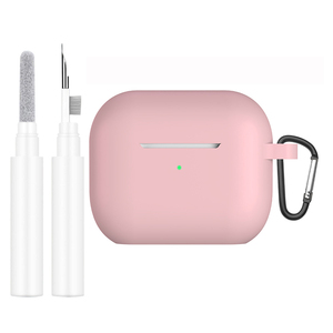 Kit de nettoyage d'écouteurs + étui en silicone pour Apple <span class=keywords><strong>Airpods</strong></span> 4 accessoires casque stylo de nettoyage Kit de nettoyage ensemble de couverture en silicone - Product Image 3