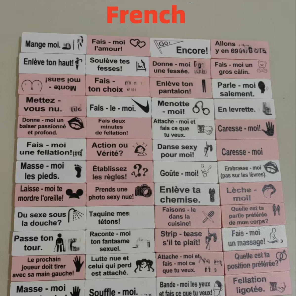 rose en français