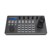 Controlador de teclado PTZ de red con joystick 4D y configuración web, para sistema de videoconferencia PoE