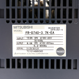 FR-D740-3.7K-EA 3.7kW 380-480V ไดรฟ์ปรับความถี่ (VFD) - Product Image 5