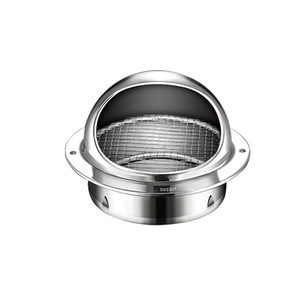 Tapa Esférica de Acero Inoxidable Seshun 304 para Ventilación, Cubierta de Ducto de Campana Extractora de Cocina, Superficie Pulida, Fijación con Tornillos - Product Image 1