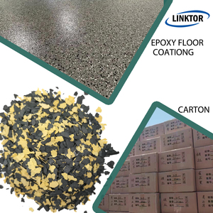 Custom Size 1-3MM 3-5MM 5-8MM Garage Epoxy Flakes Floor Epoxy <b>Vinyl</b> Flake Used for Floor <b>Wall</b> Decoration - Product Image 4
