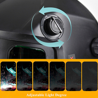 Casque de soudage panoramique Corotc avec lentille True Color en PC, autres accessoires et équipements de soudage