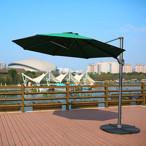 <span class=keywords><strong>Parasol</strong></span> de luxe solaire de grande taille pour l'extérieur <span class=keywords><strong>Parasol</strong></span> de patio <span class=keywords><strong>3x4m</strong></span> Hôtel Plage Cadre en aluminium <span class=keywords><strong>Parasol</strong></span> cantilever avec lumières LED - Product Image 3