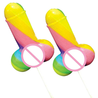 Vente en gros de sucettes sexuelles en forme de pénis pour adultes, avec étiquettes privées personnalisées, saveur fruitée, en vrac