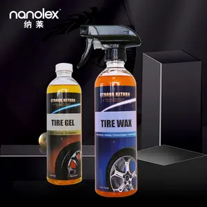Nanolex703B卸売高耐久性タイヤポリッシュクリーンでシャインタイヤジェル500mlカースプレータイヤシャイン用
