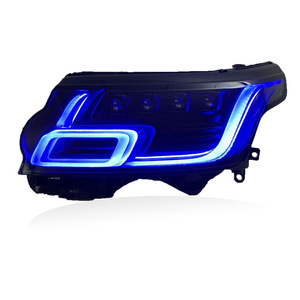 Faros Delanteros LED Modificados con Matriz de Lentes Plug and Play para Range Rover Vogue 2014-2017, Sistema de Iluminación DRL con Intermitentes - Product Image 5