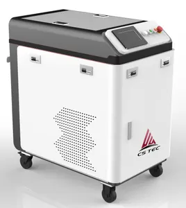Machine de nettoyage laser pulsé Raycus IPG JPT Max 100W 500W Laser à fibre pour l'enlèvement de peinture de revêtement de colorant d'huile de surface métallique