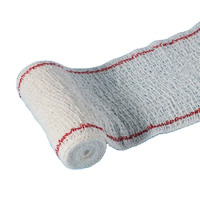 Bandage élastique médical jetable OEM en coton confortable, gaze douce, bandage en crêpe