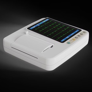Portable Touchscreen ECG Machine 3 6 Channel Built In Battery For Clinic Hospital Use Ce Certified - Product Image 2