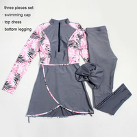 Quantité minimale de commande 1PC maillot de bain musulman de haute qualité maillots de bain avec soutien-gorge rembourrage Hijab