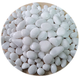 Fournisseur d'usine Galets blancs polis de haute qualité pour les projets de jardinage extérieur, de chemins et d'aménagement paysager pour les aquariums - Product Image 6