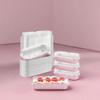 Conteneur en aluminium doré de 750 ml, résistant à la chaleur, jetable, boîte en aluminium pour la cuisson, qualité alimentaire PET, barbecue