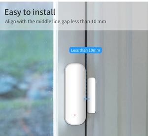 Sensor de Puerta Inteligente Wifi Zigbee, Detector Magnético de Apertura y Cierre de Puertas, Compatible con la Aplicación Google Home, Sensor de Puerta para Ventanas - Product Image 6