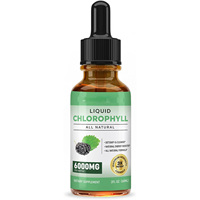 Gouttes de chlorophylle liquide force maximale 6000MG concentré de minéraux et de vitamines oxydants emballés