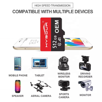 Carte Mini SD Hybour (plastique) 32 Go CLASS10 noire pour appareil photo, DVR, tablette, PC, GPS, téléphone, MP3 TF001
