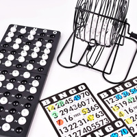 Fabricant-Fourniture 75 Balls Bingo Prize Machine Handheld Plastic Bingo Drinking Game Set