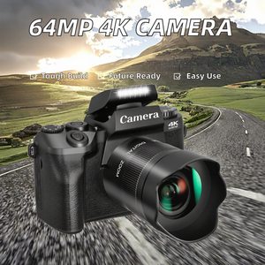 Appareil photo numérique avec capteur CMOS 4K jusqu'à 64MP, double caméra avant et arrière, écran tactile 4.0, WIFI, appareil photo pas cher pour la diffusion en direct sur TIKTOK - Product Image 2