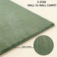 Polyester/Naylon Otel Koridor Halısı Orta Havlı Aşınmaya Dayanıklı Su Geçirmez Ateşe Dayanıklı Evcil Hayvan Dostu Özelleştirilebilir