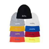 Chapeaux tricotés en acrylique unisexe, logo personnalisé, étiquettes tissées, bonnets chauds, course à pied en plein air, designer, hiver