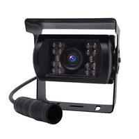 Caméra de recul pour voiture Firecore X-01 18 LED infrarouges AHD USB VISION NOCTURNE BSD Double caméra de rétroviseur latéral Caméras de sécurité pour bus DVR 24V