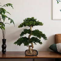 Plante artificielle en PE vert de haute qualité, très vendue, pour Noël, Nouvel An, la Saint-Valentin, Halloween, salon