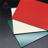 Panel Compuesto de Aluminio Ignífugo Aludream B2/A1/A2 de 4 mm, Material de Revestimiento de Paredes para Construcción, Alta Resistencia a la Corrosión