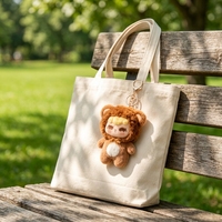 Porte-clés en peluche personnages Kawaii mignons, pendentif de sac en peluche douce, figurine adorable, breloque en peluche, jouet OEM ODM personnalisé pour la vente en gros et les cadeaux