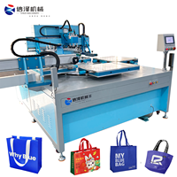 Machine d'impression rotative à plat monochrome de haute qualité avec déchargement automatique des étiquettes pour l'impression de motifs sur vêtements