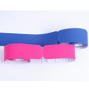 Ruban de kinésiologie élastique en coton pré-coupé DL 5cm X 5m Athelic Professional 25cm chaque bande de pièce, athlétique, kinésiologie, élastique - Product Image 1