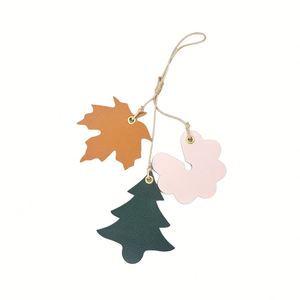 Llavero de Cuero PU con Dijes de Animales Marinos: Estrella de Mar, Cangrejo, Manta, Delfín, Tortuga, Mariposa, Hojas y Flores, Regalos Promocionales de Bienvenida - Product Image 3