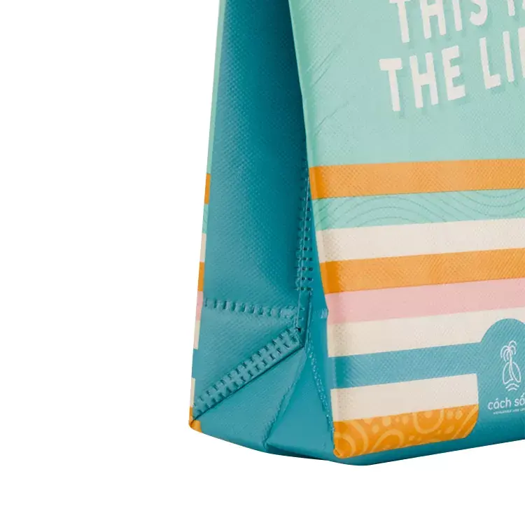Customized Promotion Portable Insulated Lunch thermal Non Woven Food Delivery Cooler bag