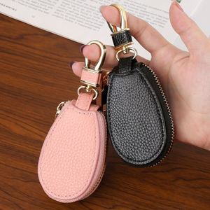Minimalist PU Leather Key Case Car Key Storage Bag Versatile Purse Wallet Promotional <b>Gifts</b> for Father's Day Wedding Anniversary - Product Image 3