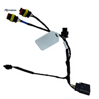 Rangkaian Kabel Sensor Lampu Otomotif IP67 Tahan Air Tipe Y Kabel Cabang Mobil OEM Kustom 12V 24V